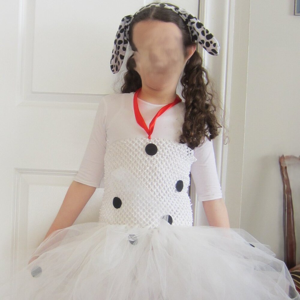 Dalmatian Dog Tutu Costume Size 8